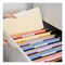 Universal 1/2 Cut Tabs 11-Point Assorted Positions Top Tab File Folders - Legal Size, Manila (100/Box)